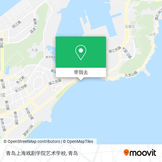 青岛上海戏剧学院艺术学校地图