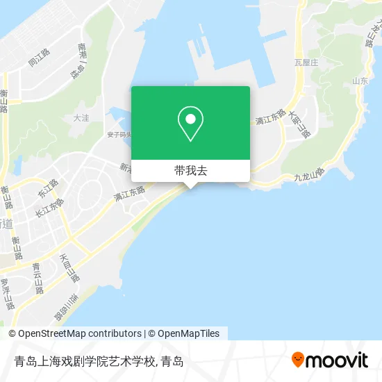 青岛上海戏剧学院艺术学校地图