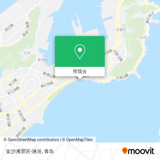 金沙滩景区-淋浴地图