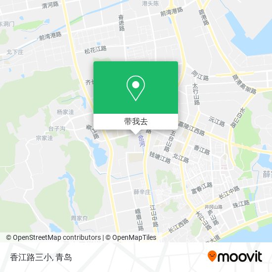 香江路三小地图
