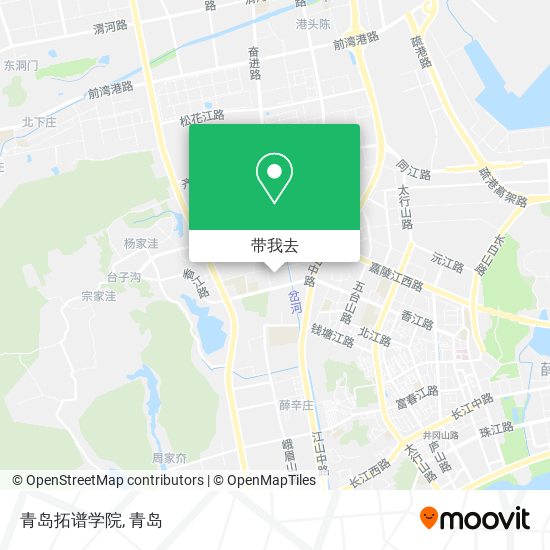 青岛拓谱学院地图