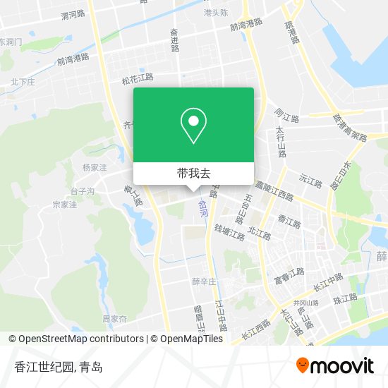 香江世纪园地图