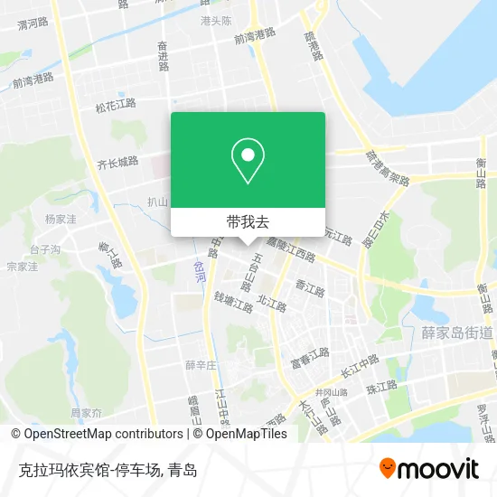 克拉玛依宾馆-停车场地图
