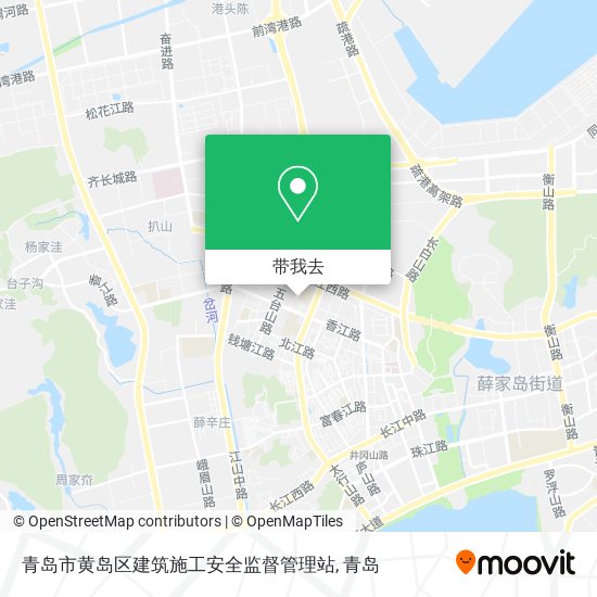 青岛市黄岛区建筑施工安全监督管理站地图