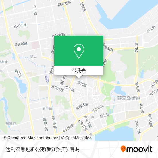 达利温馨短租公寓(香江路店)地图