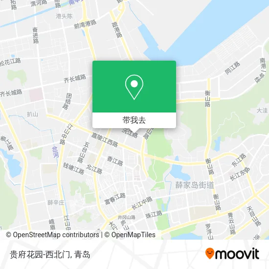 贵府花园-西北门地图