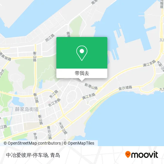 中冶爱彼岸-停车场地图