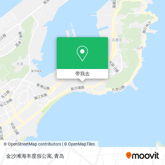 金沙滩海丰度假公寓地图