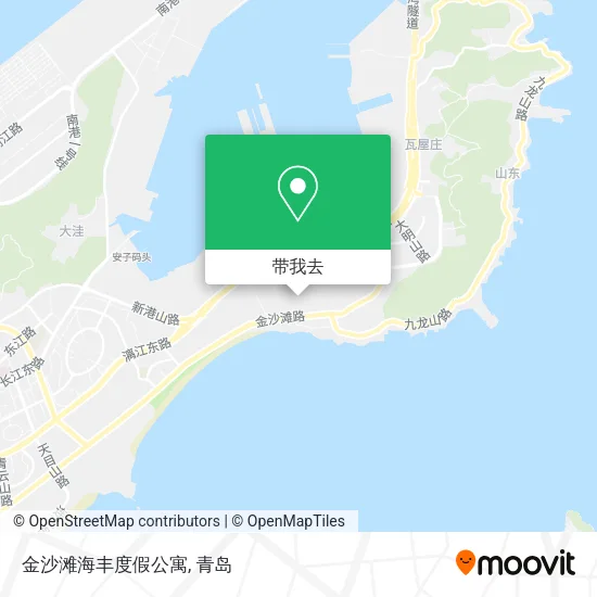 金沙滩海丰度假公寓地图