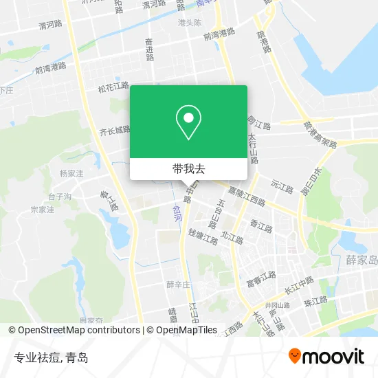 专业祛痘地图