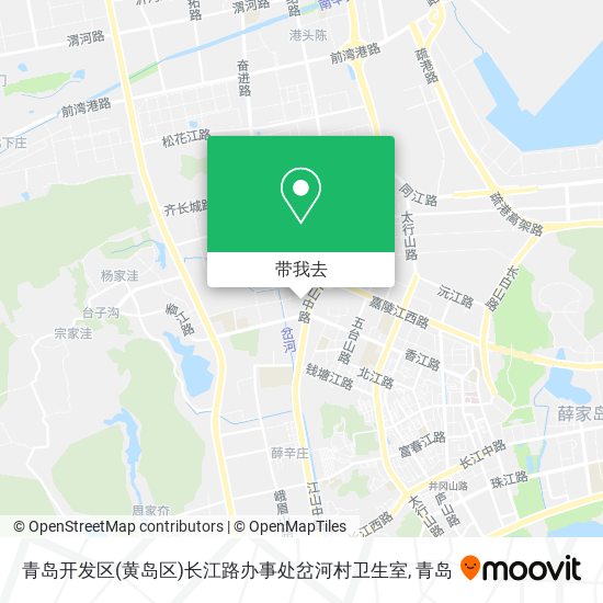 青岛开发区(黄岛区)长江路办事处岔河村卫生室地图