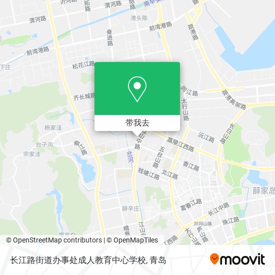长江路街道办事处成人教育中心学校地图