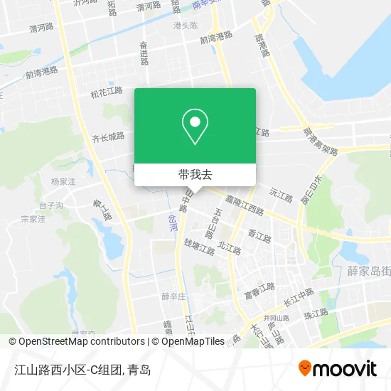 江山路西小区-C组团地图
