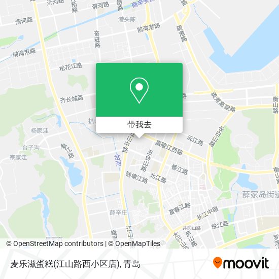麦乐滋蛋糕(江山路西小区店)地图
