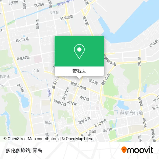 多伦多旅馆地图