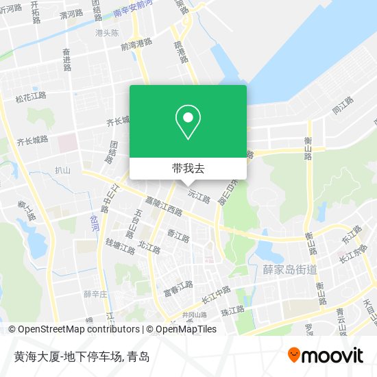 黄海大厦-地下停车场地图