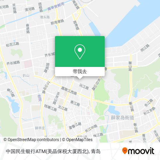 中国民生银行ATM(美晶保税大厦西北)地图