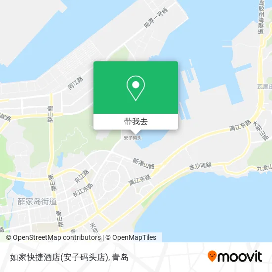 如家快捷酒店(安子码头店)地图