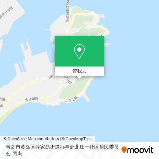 青岛市黄岛区薛家岛街道办事处北庄一社区居民委员会地图