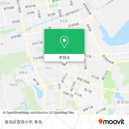 黄岛区双语小学地图
