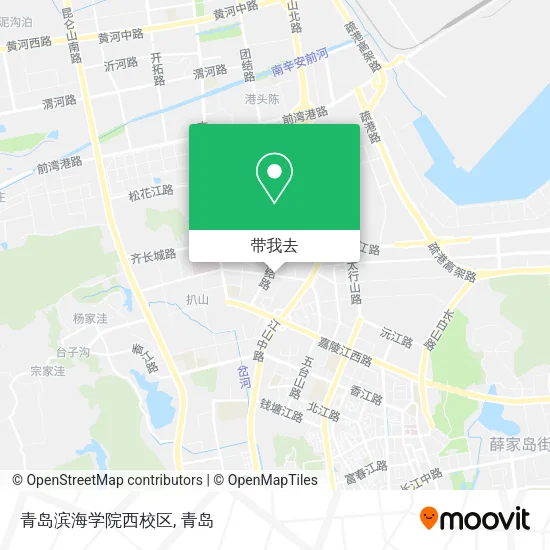 青岛滨海学院西校区地图