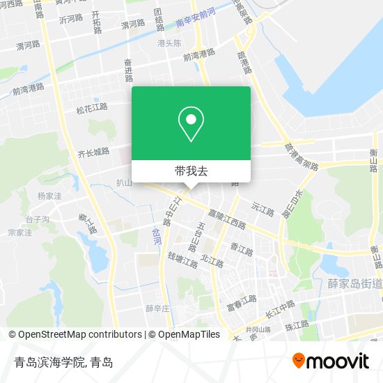 青岛滨海学院地图