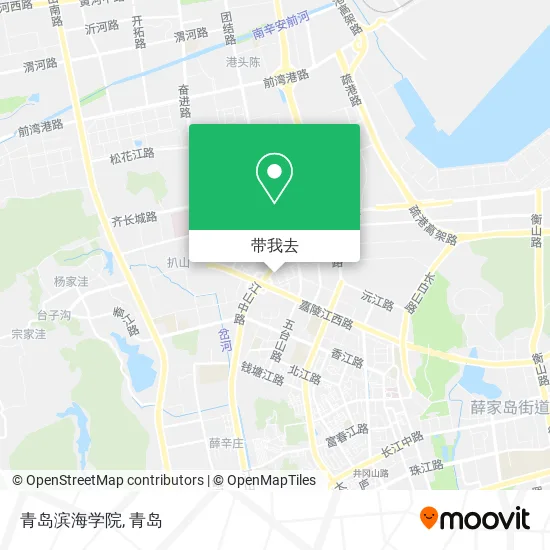 青岛滨海学院地图
