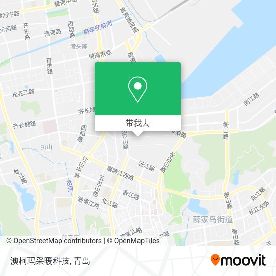 澳柯玛采暖科技地图