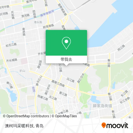 澳柯玛采暖科技地图