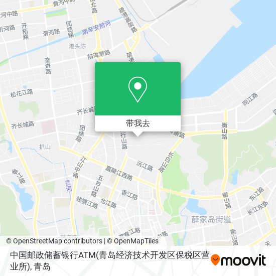 中国邮政储蓄银行ATM(青岛经济技术开发区保税区营业所)地图