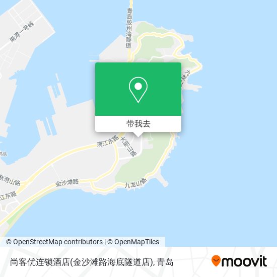 尚客优连锁酒店(金沙滩路海底隧道店)地图