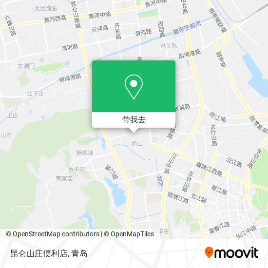 昆仑山庄便利店地图