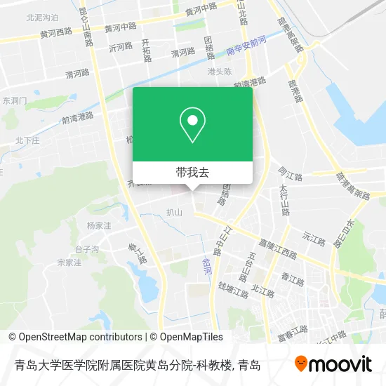 青岛大学医学院附属医院黄岛分院-科教楼地图