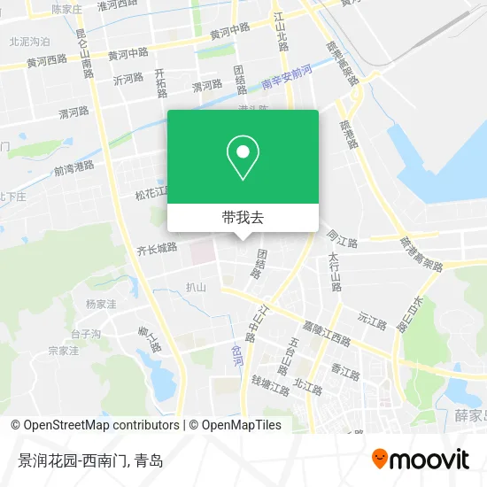 景润花园-西南门地图