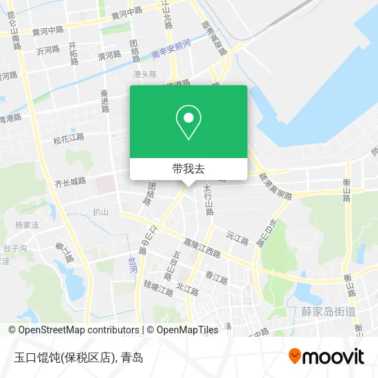 玉口馄饨(保税区店)地图