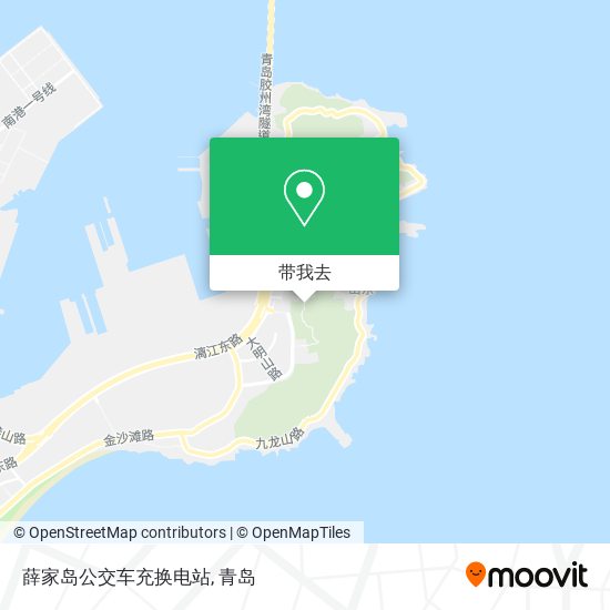 薛家岛公交车充换电站地图