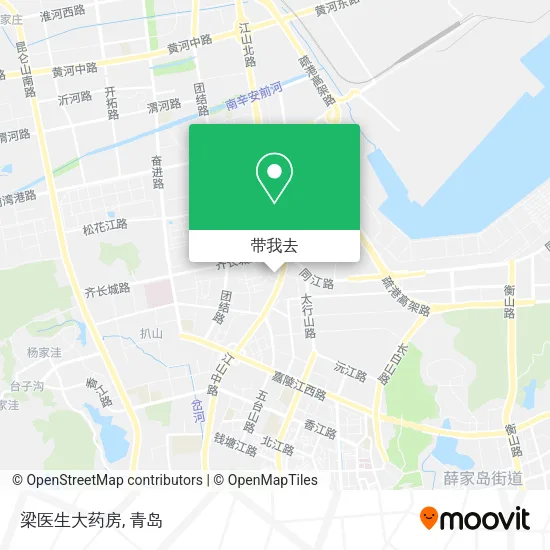 梁医生大药房地图