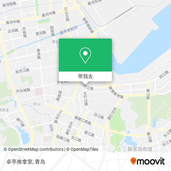 卓亭推拿室地图