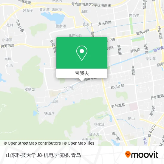山东科技大学J8-机电学院楼地图