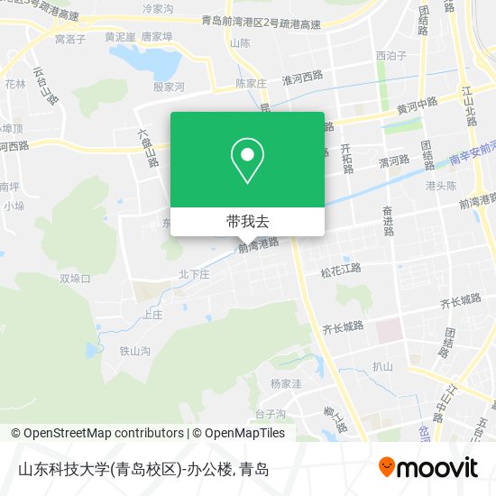 山东科技大学(青岛校区)-办公楼地图