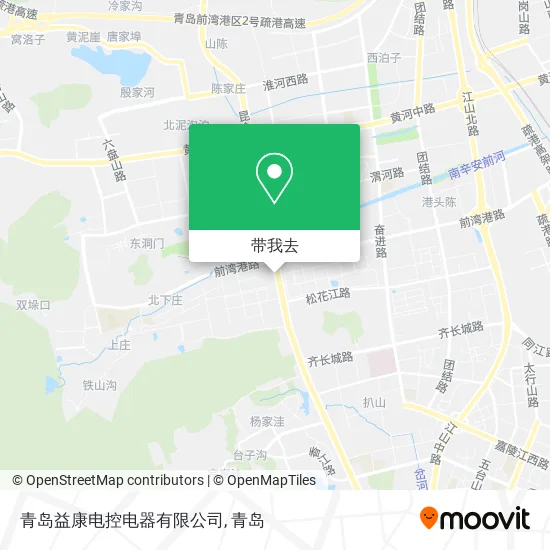 青岛益康电控电器有限公司地图