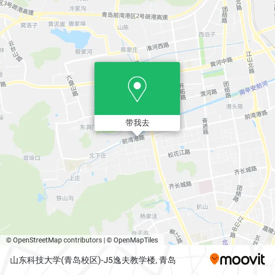 山东科技大学(青岛校区)-J5逸夫教学楼地图