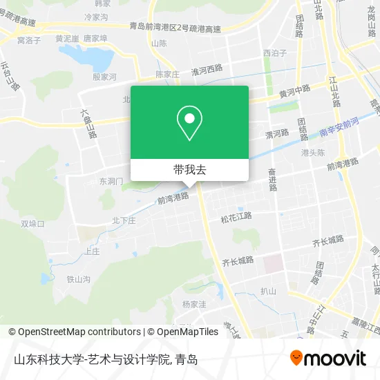 山东科技大学-艺术与设计学院地图