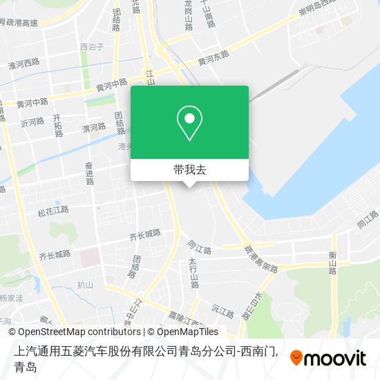 上汽通用五菱汽车股份有限公司青岛分公司-西南门地图