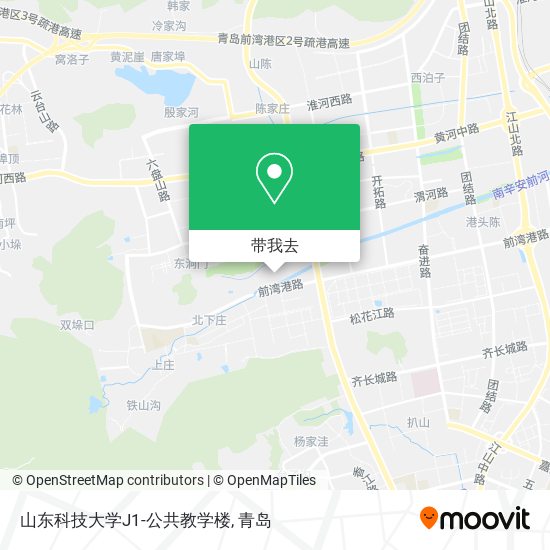 山东科技大学J1-公共教学楼地图