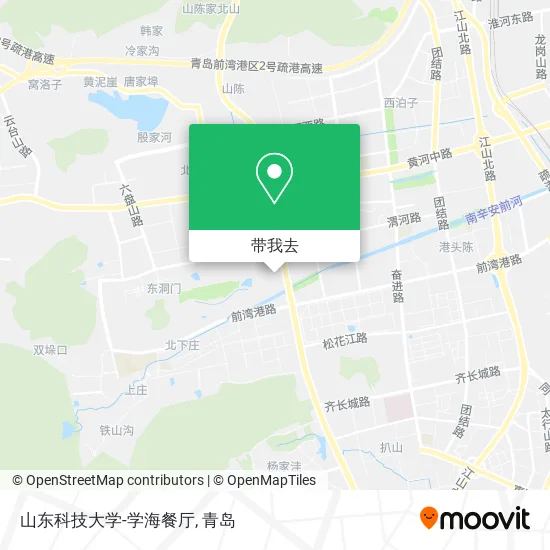 山东科技大学-学海餐厅地图