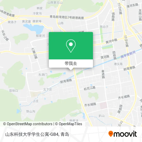 山东科技大学学生公寓-GB4地图