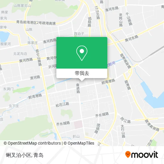 蜊叉泊小区地图