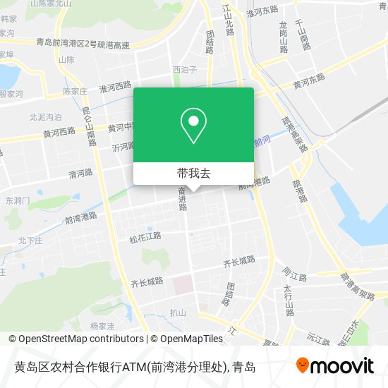 黄岛区农村合作银行ATM(前湾港分理处)地图