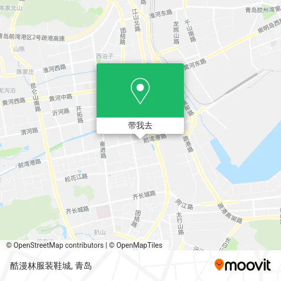 酷漫林服装鞋城地图